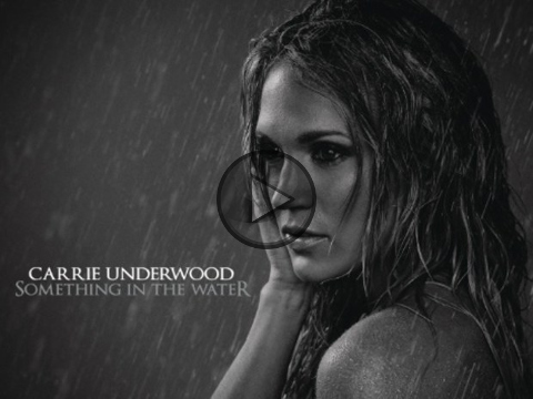 Carrie Underwood : Something in the Water: official cover art for the new single Something in the Water by Carrie Underwood (Credit: 19 Recording/Sony Music Nashville)