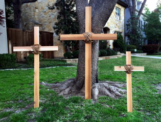 Key's crosses, hand built and a reminder of what Christ did on the cross. (Credit: Key's Crosses)