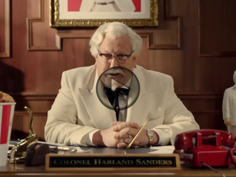 Colonel Sanders is back, America! He’s back to make sure his Kentucky Fried Chicken is still as delicious as it ever was. And he made this commercial about it. (Credit: KFC via Youtube)