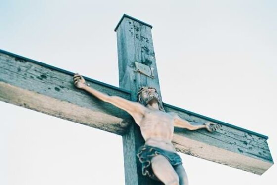 An image of Jesus Christ crucified on the cross.
