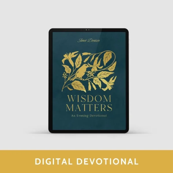 Wisdom Matters (E-Book)